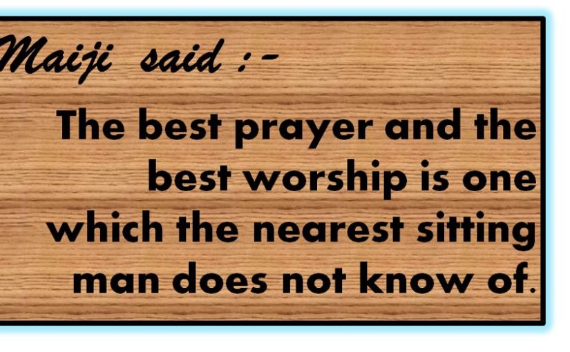 Mai-istic instructions for the relief of Misery ( Part 1&nbsp;)